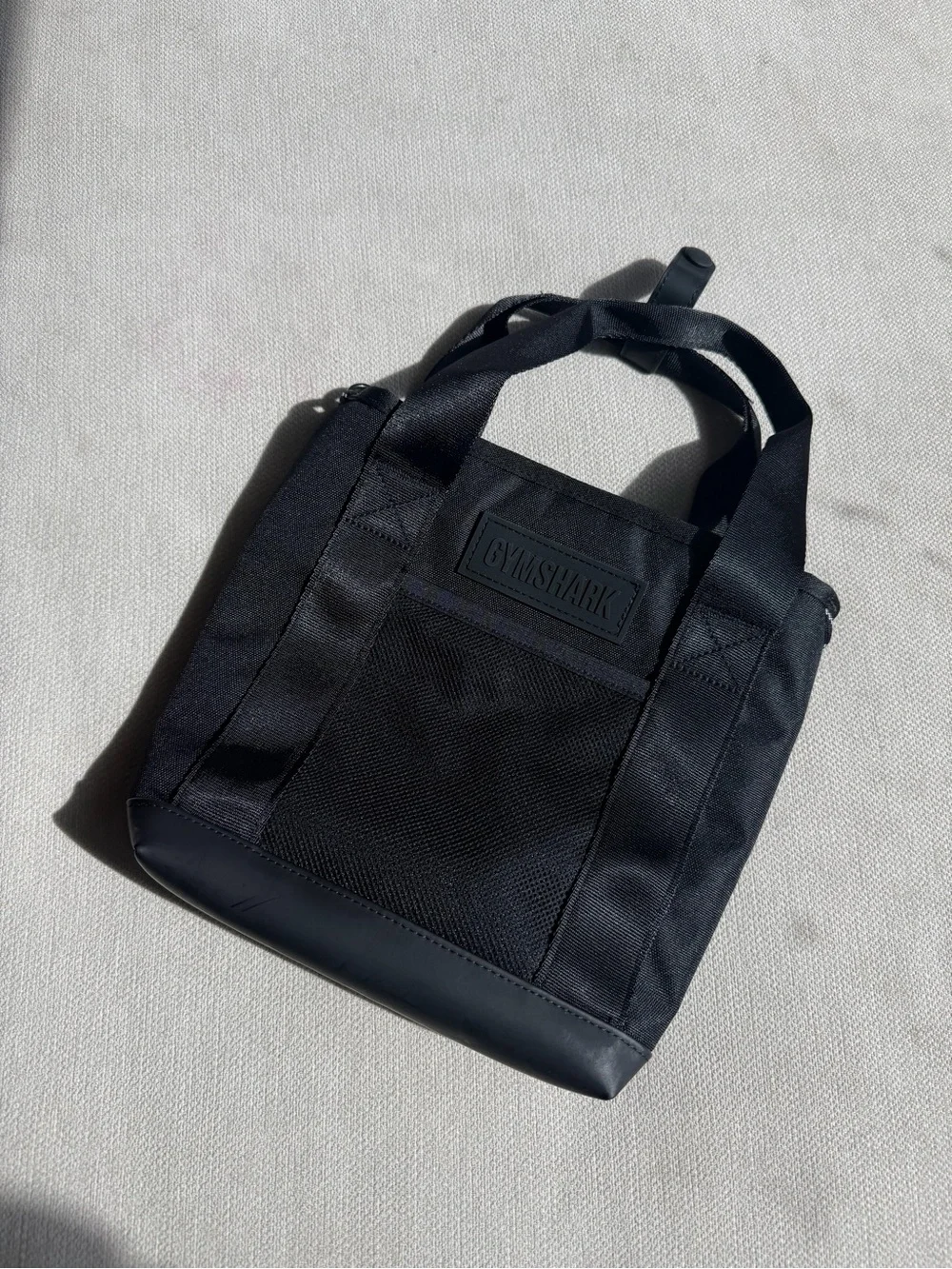 Gymshark Black Men's Compact Messenger Tote